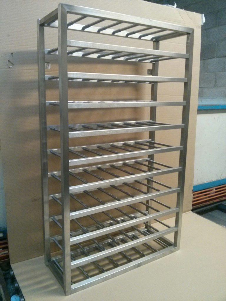 precision sheet metal work wine rack